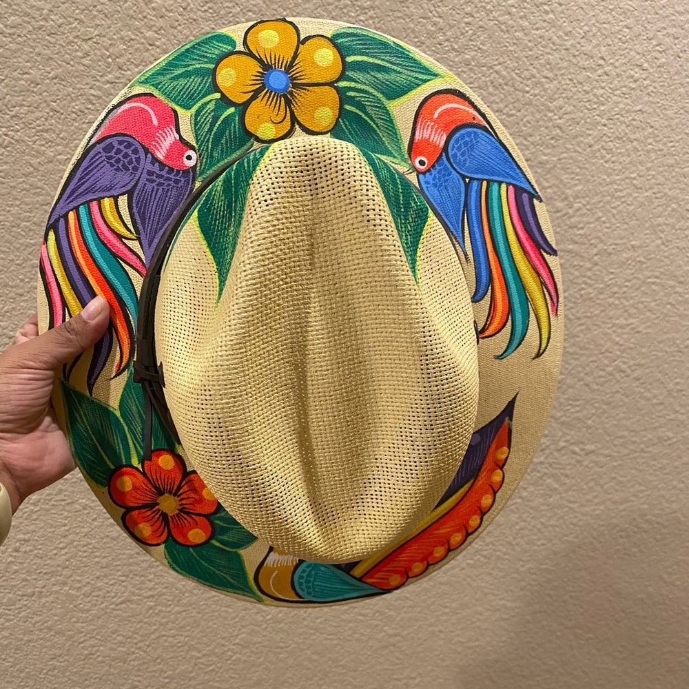 Hand painted hat - Picture 2 of 5